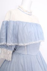 画像4: axes femme kawaii / ブリーズワンピース  サックス S-26-09-07-060-AX-OP-HR-ZS (4)