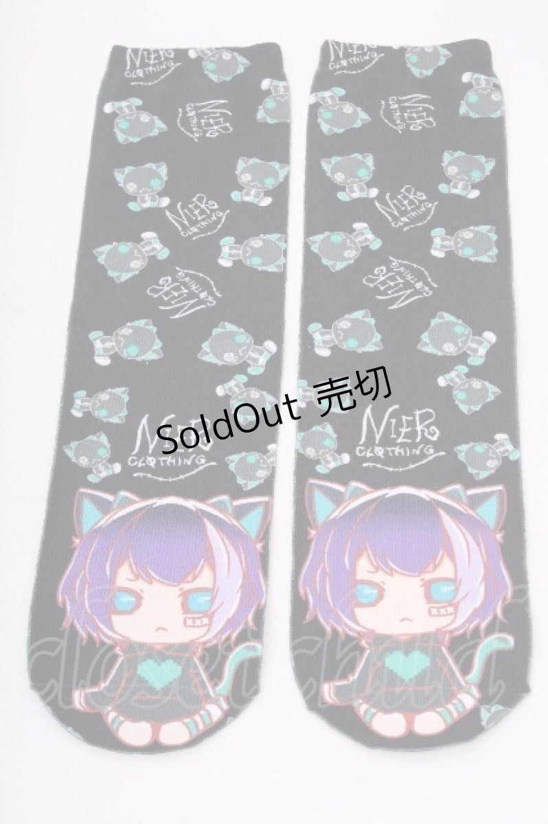 画像1: NieR Clothing / 靴下   S-26-09-07-014-PU-ZA-HR-ZS (1)
