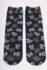 画像2: NieR Clothing / 靴下   S-26-09-07-014-PU-ZA-HR-ZS (2)