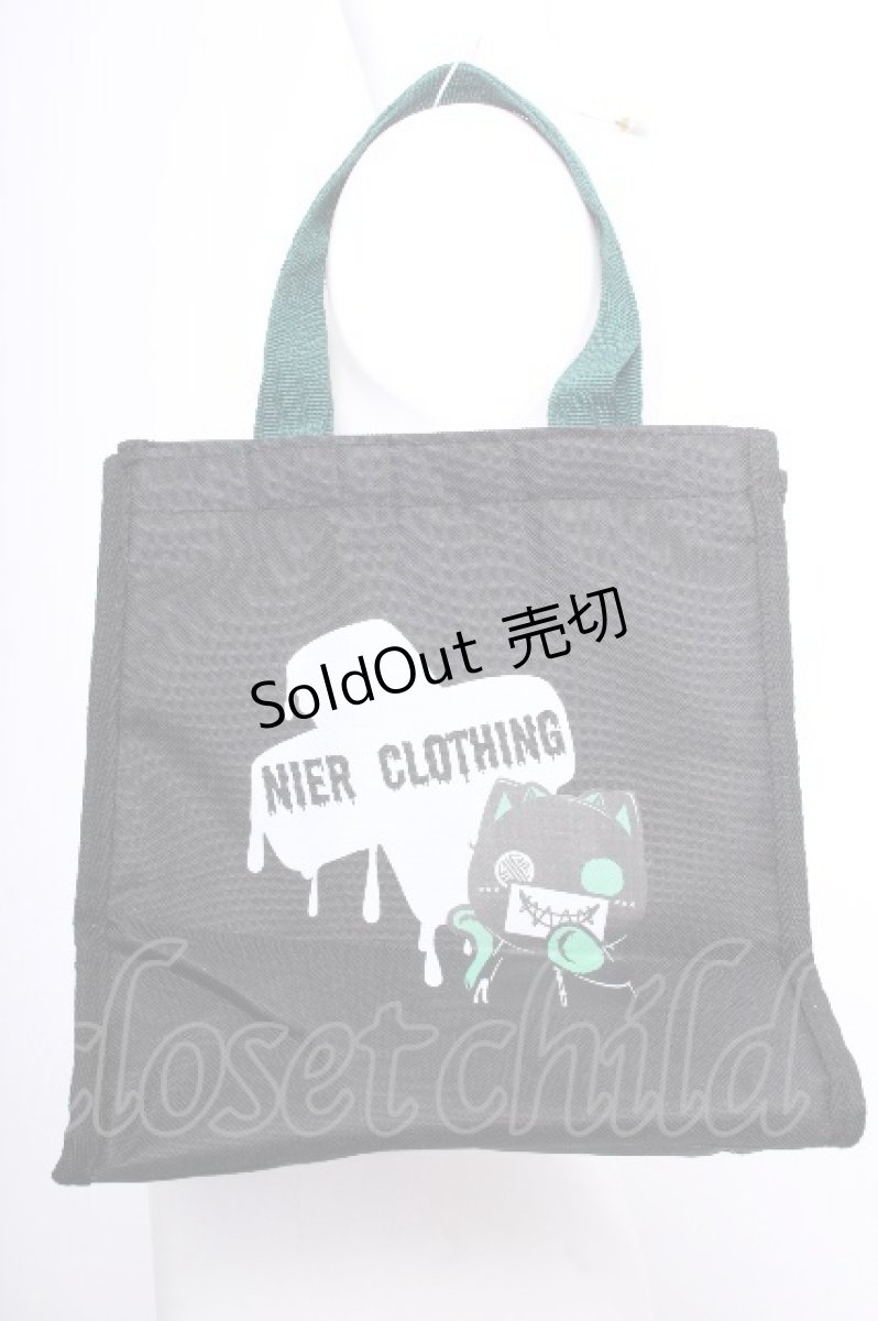画像3: NieR Clothing / バッグ  黒 S-26-09-07-016-PU-AC-HR-ZS (3)