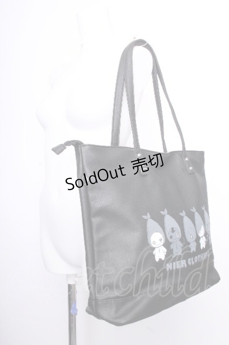 画像1: NieR Clothing / バッグ  黒 S-26-09-07-019-PU-AC-HR-ZS (1)