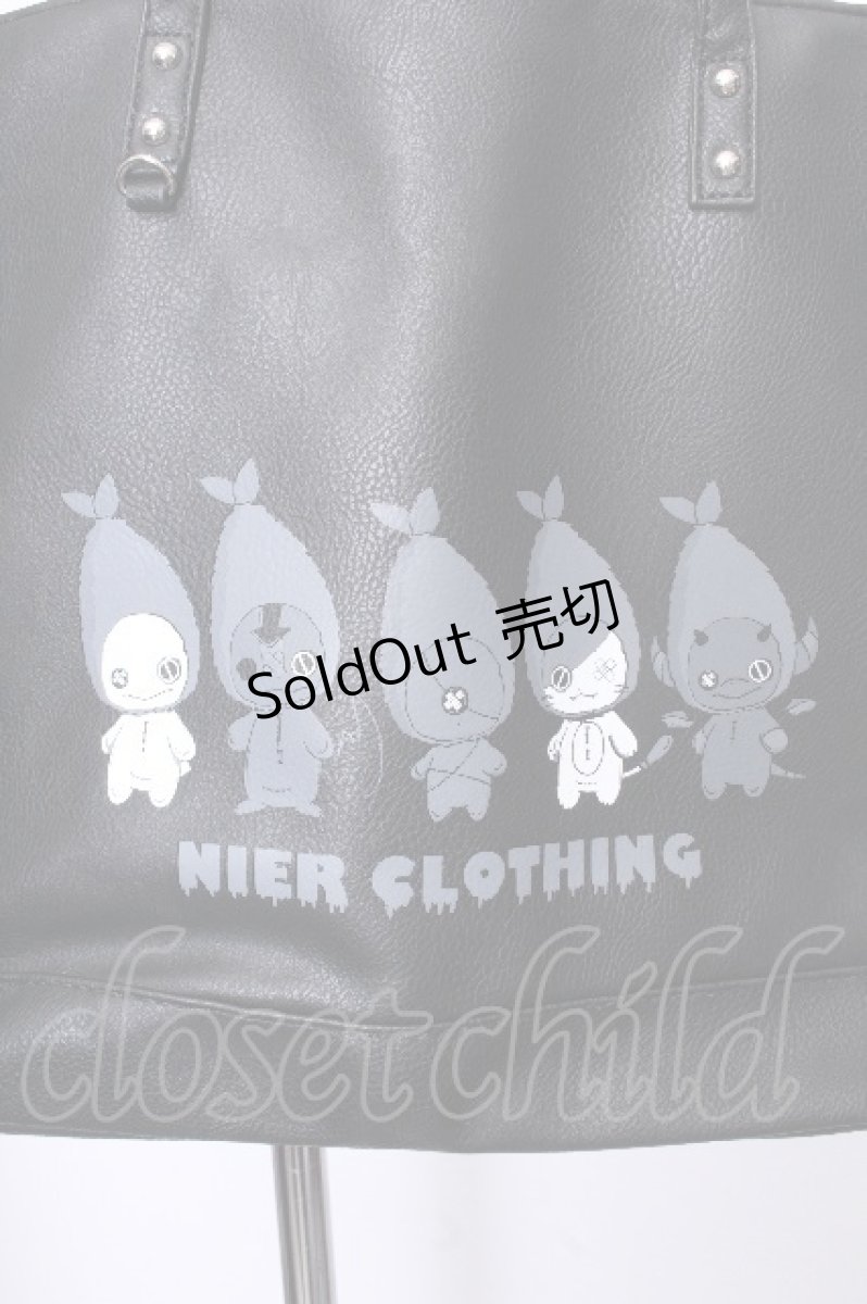 画像5: NieR Clothing / バッグ  黒 S-26-09-07-019-PU-AC-HR-ZS (5)