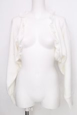 画像1: evelyn / ニットボレロ  白 S-26-09-08-001-LO-TO-AS-ZS (1)