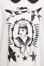 画像3: Drug Honey / プリントスウェット  オフ S-26-09-08-004-PU-TO-HR-ZS (3)