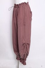画像3: axes femme POETIQUE / 裾リボン付きパンツ  ピンク S-26-09-08-050-AX-PA-HR-ZS (3)