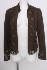 画像1: axes femme / ナポレオン風カットジャケット  カーキ S-26-09-08-013-AX-JA-AS-ZS (1)