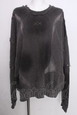 画像1: REFLEM / メッシュラインルーズスウェット  グレー S-26-09-08-016-PU-TO-HR-ZS (1)