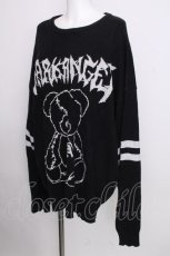 画像3: Amilige / DARKANGEL BEARジャガードニット  黒 S-26-09-08-018-PU-TS-TE-ZS (3)