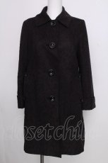 画像1: HYSTERIC GLAMOUR / レオパードトレンチ  黒 S-26-09-08-030-PU-CO-AS-ZS (1)