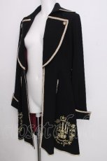 画像3: metamorphose / 刺繍入りコート  黒 S-26-09-08-031-ME-OP-HR-ZS (3)