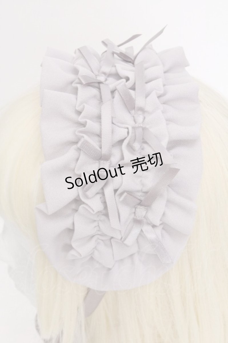 画像2: axes femme kawaii / プチリボンヘッドドレス  グレー S-26-09-09-006-AX-AC-HR-ZS (2)