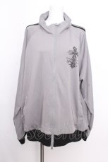 画像1: REFLEM / 箔プリントシャーリングトラックジャケット  グレー S-26-09-12-039-PU-TO-AS-ZS (1)