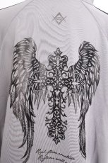 画像5: REFLEM / 箔プリントシャーリングトラックジャケット  グレー S-26-09-12-039-PU-TO-AS-ZS (5)