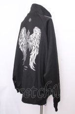 画像2: REFLEM / 箔プリントシャーリングトラックジャケット  黒 S-26-09-12-040-PU-TO-AS-ZS (2)