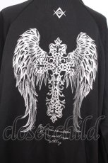 画像3: REFLEM / 箔プリントシャーリングトラックジャケット  黒 S-26-09-12-040-PU-TO-AS-ZS (3)