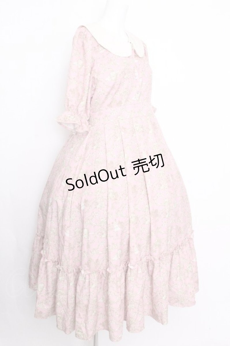 画像2: m petit by misako / NINA’Sコラボトワルドジュイワンピース L ピンク S-26-09-12-046-LO-OP-AS-ZS (2)