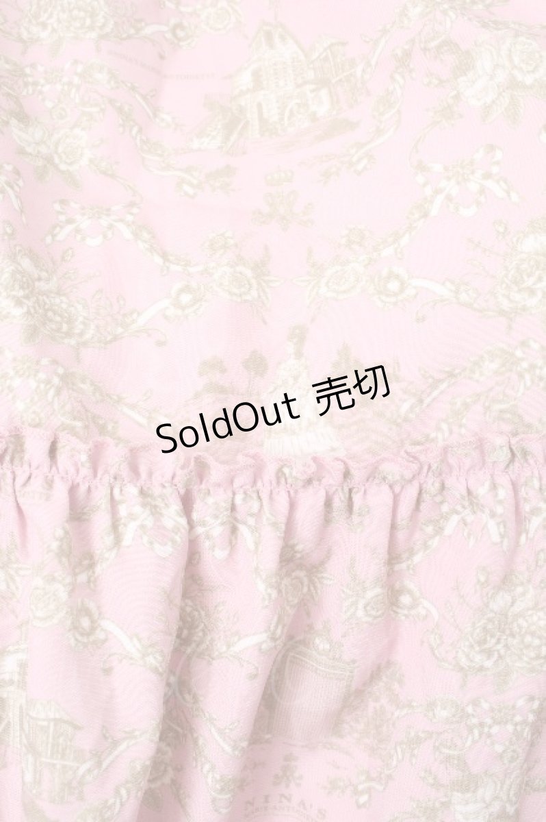 画像5: m petit by misako / AM*ジュイパニエスカート L ピンク S-26-09-12-047-LO-SK-AS-ZS (5)
