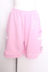 画像1: ACDC RAG / うさたんハーフパンツ  白ｘピンク S-26-09-12-052-PU-PA-HR-ZS (1)