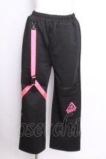 画像1: ACDC RAG / 渦雷パンツ  黒ｘピンク S-26-09-12-056-PU-PA-HR-ZS (1)