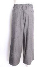 画像6: axes femme / ペプラム風ベルト付パンツ  グレーｘ黒 S-26-09-12-057-AX-PA-AS-ZS (6)