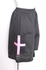 画像2: ACDC RAG / うさたんハーフパンツ  黒ｘピンク S-26-09-12-058-PU-PA-HR-ZS (2)