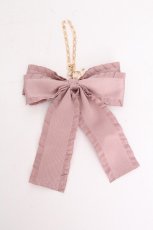 画像3: m petit by misako / リボンバッグチャーム  ピンク S-26-09-12-009-LO-ZA-AS-ZS (3)
