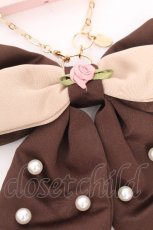 画像3: m petit by misako / AM*NIPLリボンBGC バッグチャーム  ブラウン S-26-09-12-018-LO-ZA-AS-ZS (3)