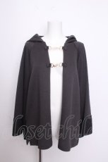画像1: axes femme / ダンボールニットポンチョ  グレー S-26-09-14-035-AX-TO-HR-ZS (1)