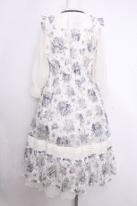 画像2: axes femme / ブーケレースワンピース  オフｘラベンダー S-26-09-14-043-AX-OP-HR-ZS (2)