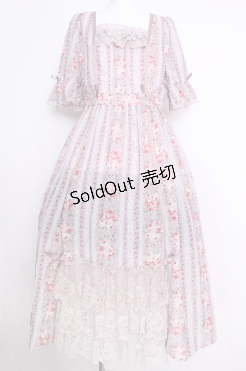 画像1: axes femme / カントリーローズワンピース  ラベンダー S-26-09-14-045-AX-OP-HR-ZS (1)