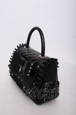 画像2: DimMoire / 微毒リボンハンドバッグ  黒 S-26-09-14-005-PU-BG-HR-ZS (2)