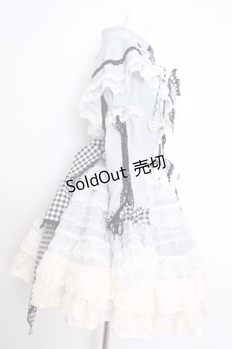 画像3: LOLITA / ティアードワンピース  サックス S-26-09-14-052-LO-OP-AS-ZS (3)