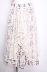 画像1: axes femme / マルチWAYレース花柄スカート  オフｘピンク S-26-09-14-060-AX-SK-HR-ZS (1)