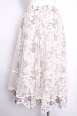画像2: axes femme / マルチWAYレース花柄スカート  オフｘピンク S-26-09-14-060-AX-SK-HR-ZS (2)