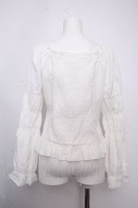 画像3: axes femme / グレースブラウス  白 S-26-09-14-013-AX-BL-HR-ZS (3)