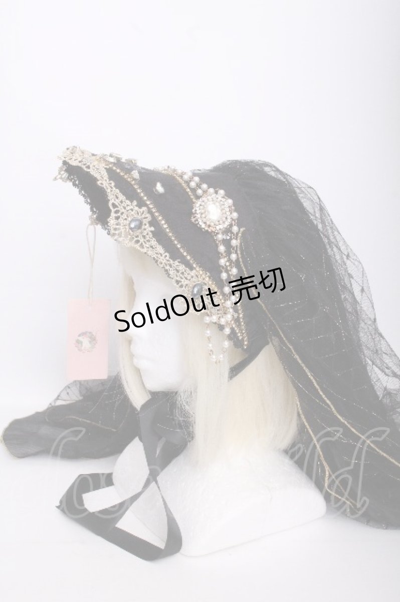 画像2: Arcadian Deer（海外ロリータブランド） / Nightmare at Daybreakヘッドドレス  黒 S-26-09-14-002-LO-AC-AS-ZS (2)