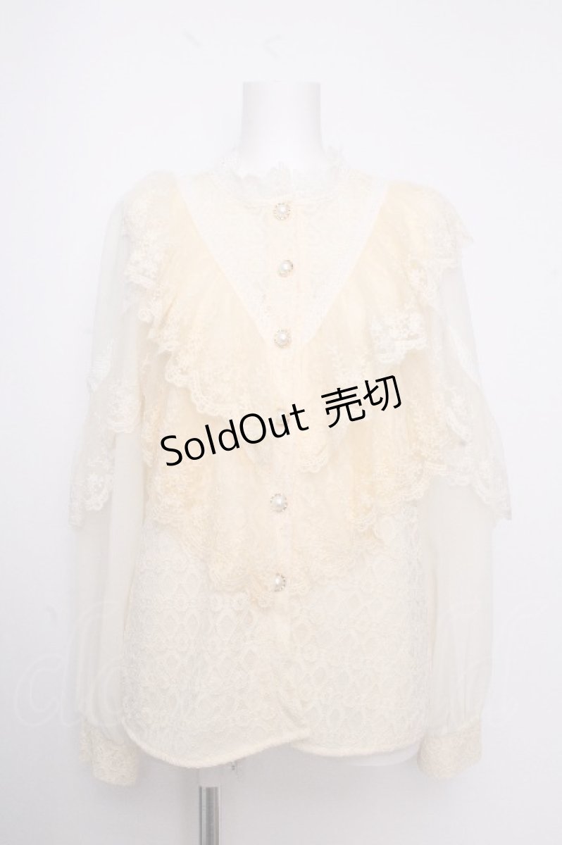 画像1: LOLITA / レースブラウス  オフ S-26-09-14-017-LO-TO-AS-ZS (1)