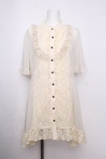 画像1: axes femme / バラレースチュニックブラウス  オフ S-26-09-14-018-AX-BL-HR-ZS (1)