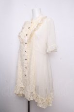 画像2: axes femme / バラレースチュニックブラウス  オフ S-26-09-14-018-AX-BL-HR-ZS (2)