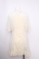 画像3: axes femme / バラレースチュニックブラウス  オフ S-26-09-14-018-AX-BL-HR-ZS (3)