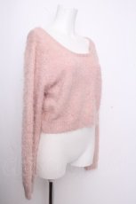 画像2: evelyn / リボンモヘアニット  ピンク S-26-09-14-026-LO-TO-HR-ZS (2)