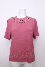 画像1: axes femme / 吸水速乾バラボトルネックプルオーバー  ピンク S-26-09-14-027-AX-TO-HR-ZS (1)