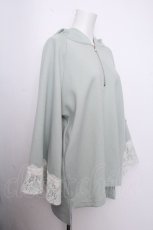 画像2: axes femme / 花粉ガード付きジップポンチョ  ミント S-26-09-14-029-AX-TO-HR-ZS (2)