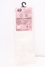 画像2: m petit by misako / AMCSシアーハートレース 23~25cm 白 S-26-09-15-004-LO-ZA-HR-ZS (2)