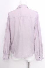 画像2: axes femme / ネクタイ付ブラウス  ラベンダー S-26-09-15-031-AX-BL-HR-ZS (2)