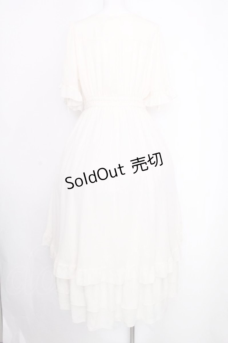 画像2: axes femme / ローズ×はしごレースワンピース  キナリ S-26-09-15-035-AX-OP-HR-ZS (2)