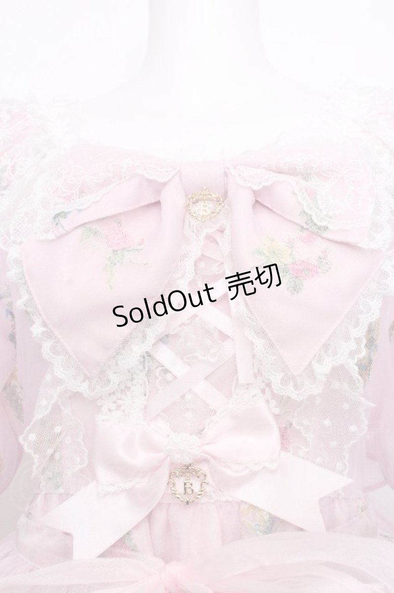 画像3: BABY,THE STARS SHINE BRIGHT / Innocent Opal Bouquet Princess ワンピース  ピンク S-26-09-15-038-BA-OP-HR-ZS (3)