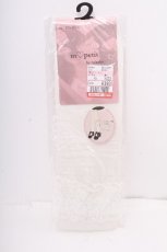 画像1: m petit by misako / AMCSシアーハートレース 23~25cm 白 S-26-09-15-006-LO-ZA-HR-ZS (1)
