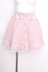 画像1: Ank Rouge / ビジューリボンスカート  ピンク S-26-09-15-053-CA-SK-HR-ZS (1)