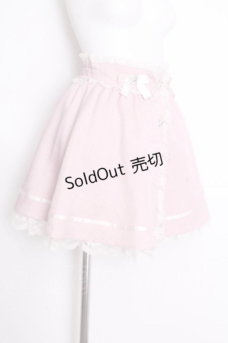 画像2: Ank Rouge / ビジューリボンスカート  ピンク S-26-09-15-053-CA-SK-HR-ZS (2)